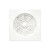 Wall Exhaust Fan 150mm Square With Humidity Sensor White
