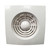 Wall Exhaust Fan Square 100mm With Timer White