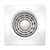 Wall Exhaust Fan 24W 150mm Square Ceiling/Wall Mount White EF150SQSWE