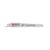 6 x 3/4 x 005in 6TPI Universal Shank Reciprocating Saw Blade Bi-Metal 5 Pack