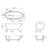 Mozzano Freestanding Bath With Void 1685 x 759 x 415/550mm 52067.1