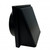 Designer Weather Proof Cowl 125mm Matt Black