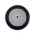 Designer Low Profile Grille Round 150mm Matt Black