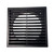 PRO SERIES FIXED LOUVRE GRILLE 150MM BLACK