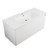 Crawford Wall Hung Vanity 1050mm 1 Drawer Matte White Ceramic Top