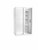 Cezanne Rectangle Right Moulded Wall Shower 1200 x 900mm Sliding Door 3 Sided White