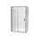 Cezanne Rectangle Tiled Wall Shower 1200 x 900mm 2 Sided Sliding Door Bright