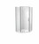 Millennium Shower For Tiled Walls 1000 x 1000mm Angled Corner Satin 1ML2S11CTL1X