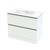 Pacific Rise Floor Standing Vanity 900mm Double Drawer White Melamine