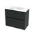 Pacific Rise Floor Standing Vanity 900mm Double Drawer Charred Oak