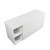 Carlton Module Wall Hung Vanity 1300mm 2 Drawer Wall Hung Cabinet 1000mm Gloss White + 300mm Left Hand Shelf