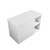 Carlton Module Wall Hung Vanity 950mm 2 Drawer Wall Hung Cabinet 650mm Gloss White + 300mm Shelf On The Right