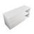 Carlton Module Wall Hung Vanity 1300mm 2 Drawer Wall Hung Cabinet 900mm Gloss White + 400mm Shelf On The Right