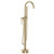 Uno Mains Pressure Bath Column Brushed Brass 42985.07