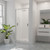 Essentials Acrylic Shower 3 Sided 900 x 900 x 1900mm Flat Wall White