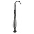 Circo Floor Mounted Bath Set 225mm Spout Mains Pressure With Handshower Gun Metal