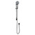 Circo Multispray Handshower Set 120mm Head Mains Pressure Polished Stainless Steel Wall Mounted