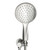 Circo Single Spray Handshower With Elbow 1.5m Hose And Holder All Pressures Brushed Stainless Steel Wall Mounted