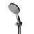 Circo Single Spray Handshower With Elbow 1.5m Hose And Holder All Pressures Gun Metal Wall Mounted