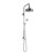 Deja vu Shower Centre Mains Pressure Chrome Wall Mounted