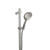 Deluna Single Spray Slide Shower Set All Pressures 1.5m Hose Brushed Nickel Wall Mounted