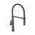 Kuchena Coil Sink Mixer With Pull-out Spray Mains Pressure Gun Metal