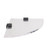 Image 2 Acrylic Corner Shower Shelf With 2 Black Brackets
