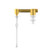 Mecca Wall Basin/Bath Mixer Swivel Spout 225mm Matte White
