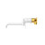 Mecca Wall Basin/Bath Mixer Swivel Spout 225mm Matte White