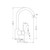 Mecca Kitchen Mixer Brushed Gold