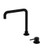 Mecca Basin Mixer Square Matte Black