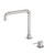 Mecca Basin Mixer Square Brushed Nickel