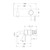 Mecca Wall Basin/Bath Mixer 120mm Trim Kit Brushed Bronze