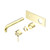 Mecca Wall Basin/Bath Mixer 230mm Trim Kit Brushed Gold