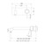 Mecca Wall Basin/Bath Mixer 230mm Trim Kit Brushed Gold