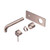 Mecca Wall Basin/Bath Mixer 230mm Trim Kit Brushed Bronze