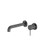 Mecca Wall Basin/Bath Mixer Separate Back Plate 120mm Gun Metal