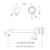 Mecca Wall Basin/Bath Mixer Separate Back Plate 185mm Trim Kit Brushed Nickel