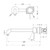 Mecca Wall Basin/Bath Mixer Separate Back Plate 260mm Trim Kit Matte Black