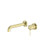 Mecca Wall Basin/Bath Mixer Separate Back Plate 260mm Brushed Gold