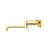 Mecca Wall Basin/Bath Mixer Swivel Spout 225mm Brushed Gold