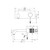 Opal Wall Basin/Bath Mixer 185mm Brushed Bronze