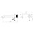 Opal Wall Basin/Bath Mixer 260mm Graphite