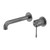 Opal Wall Basin/Bath Mixer Separate Back Plate 160mm Graphite