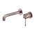 Opal Wall Basin/Bath Mixer Separate Back Plate 185mm Brushed Bronze