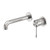 Opal Wall Basin/Bath Mixer Separate Back Plate 230mm Brushed Nickel