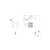 Opal Shower Mixer 60mm Plate Brushed Nickel