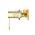 Opal Shower Mixer 60mm Plate Brushed Gold