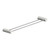 Opal Double Towel Rail 600mm Brushed Nickel