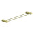 Opal Double Towel Rail 600mm Brushed Gold